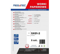 Megatec Bags paper Megatec do Starmix 50 l, kpl 5 szt