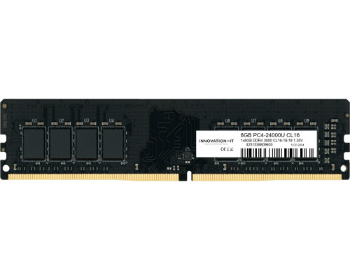 Innovation IT DDR4, 8 GB, 3000MHz, CL16 (Inno8G3000s)