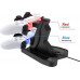 Estar dual station charging AK286C to the pads PS5