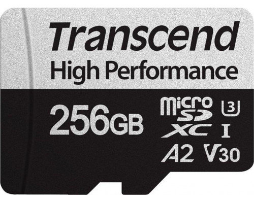 SD  Transcend 340S MicroSDXC 256 GB Class 10 UHS-I/U3 A2 V30 (TS256GUSD340S)