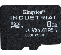 SD  Kingston Industrial MicroSDHC 8 GB Class 10 UHS-I/U3 A1 V30 (SDCIT2/8GBSP)