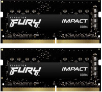 Kingston Fury Impact, SODIMM, DDR4, 32 GB, 2666 MHz, CL16 (KF426S16IBK2/32)