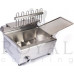 Royal Catering 1126 SMAŻALNIK DO PĄCZKÓW FRYTEK RYB Z PÓŁKĄ DWA KOSZE 24L 1126