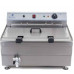 Royal Catering 1126 SMAŻALNIK DO PĄCZKÓW FRYTEK RYB Z PÓŁKĄ DWA KOSZE 24L 1126