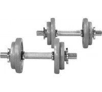 Gorilla Sports dumbbells cast iron 2 x 13.5 kg