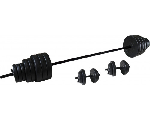 Tunturi Svorių ir grifo rinkinys Tunturi Vinyl, 50 kg