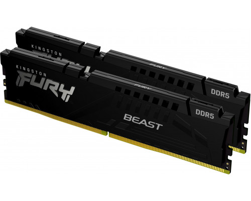 Kingston Fury Beast, DDR5, 16 GB, 5200MHz, CL40 (KF552C40BBK2-16)