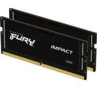 Kingston Fury Impact, SODIMM, DDR5, 64 GB, 4800 MHz, CL38 (KF548S38IBK2-64                )