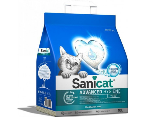 Sanicat Advanced Hygiene, litter, cat, 10l, odorless