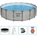 Bestway Swimming pool Power Steel, circle, 488x122 cm