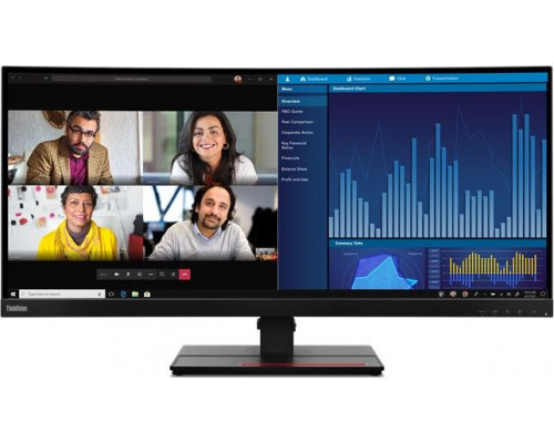 Lenovo ThinkVision P34w-20 + kamera internetowa ThinkVision MC50 (62DCRAT3EU)