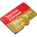 SD  SanDisk Extreme MicroSDXC 512 GB Class 10 UHS-I/U3 A2 V30 (SDSQXAV-512G-GN6MA)