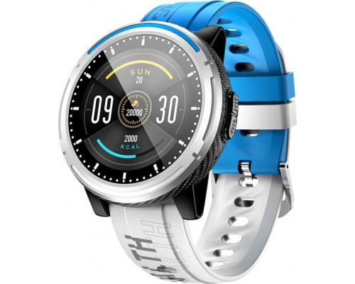 Smartwatch Kumi M1 White-Blue  (KU-M1/BE)
