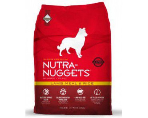 Nutra Nuggets Nutra dog lamb & rice czerwona 15kg