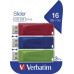 Pendrive Verbatim Slider (3 szt.), 16 GB  (49326)