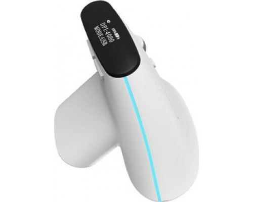 Delux Bezprzewodowa mysz pionowa Delux MV6 DB BT+2.4G (biała)