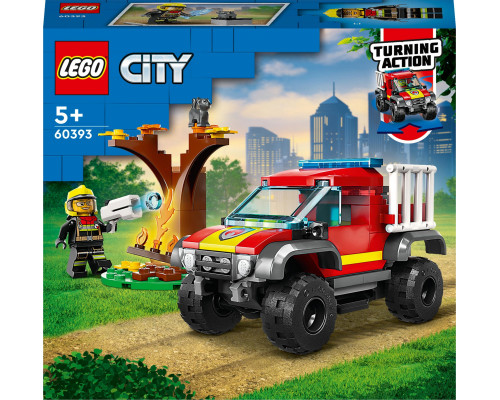 LEGO City Wóz strażacki 4x4 – misja ratunkowa (60393)