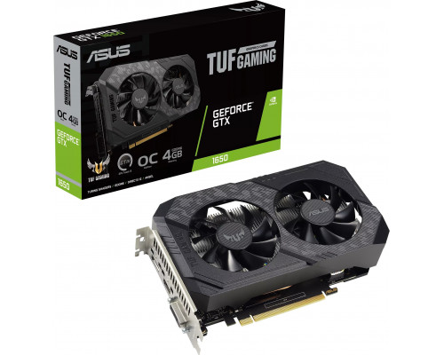 *GTX1650 Asus TUF Gaming GeForce GTX 1650 OC V2 4GB GDDR6 (TUF-GTX1650-O4GD6-P-V2-GAMING)