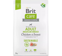 Brit Brit Care Sustainable Adult Med Chicken Insect 3kg