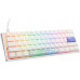 Ducky Ducky One 3 Classic Pure White Mini Gaming Tastatur, RGB LED - MX-Red (US)