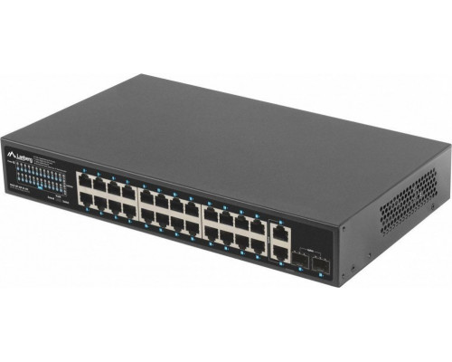 Switch Lanberg RSGE-24P-2GE-2S-250