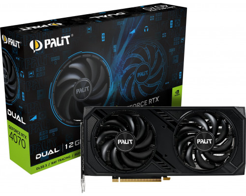 *RTX4070 Palit GeForce RTX 4070 Dual 12GB GDDR6X (NED4070019K9-1047D)