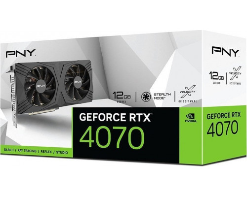 *RTX4070 PNY GeForce RTX 4070 Verto 12GB GDDR6X (VCG407012DFXPB1)
