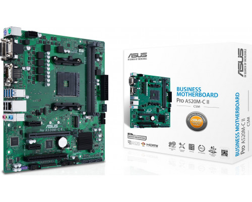 AMD A520 Asus PRO A520M-C II/CSM