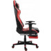 Ghost Chairs with footrest GHOST-SIX Black Red