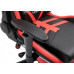 Ghost Chairs with footrest GHOST-SIX Black Red