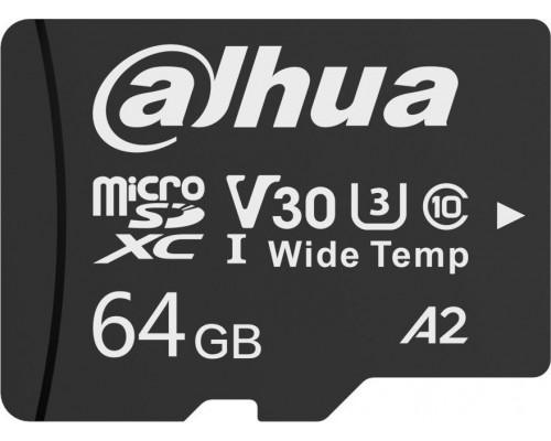 SD  Dahua Technology TF-W100 MicroSDXC 64 GB Class 10 U1 A2 V10 (TF-W100-64GB)