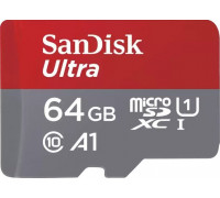 SD  SanDisk Ultra MicroSDXC 64 GB Class 10 UHS-I/U1 A1 (SDSQUAB-064G-GN6FA)