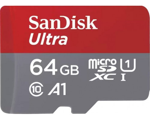 SD  SanDisk Ultra MicroSDXC 64 GB Class 10 UHS-I/U1 A1 (SDSQUAB-064G-GN6FA)