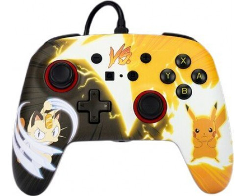 Pad PowerA PowerA SWITCH Pad wire Enhanced Pokemon Pikachu vs. Meowth