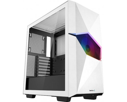 Deepcool Deepcool MID TOWER CASE CYCLOPS WH Side window, White, Mid-Tower, Power supply included No