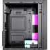 Gembird Midi Tower Fornax M100B ATX niebiesie wentylatory Black