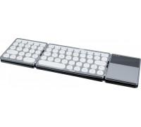 HDWR Kompaktowa, elegancka, podwójnie składana klawiatura Bluetooth z touchpadem typerCLAW BS120