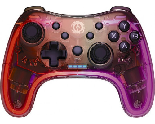 Pad Canyon CANYON GPW-04, 2.4G Wireless Controller with built-in 800mah battery, 2M Type-C charging cable ,Wireless Gamepad for Android / PC / PS3 /PS4 /XBOX360/ Nitendo Switch（RGB Lighting), 151*110*42mm, 208g