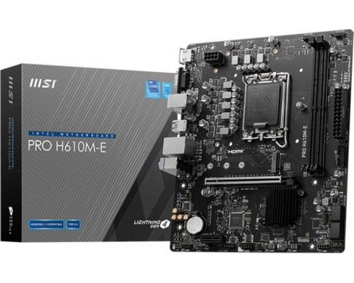 MSI PRO H610M-E