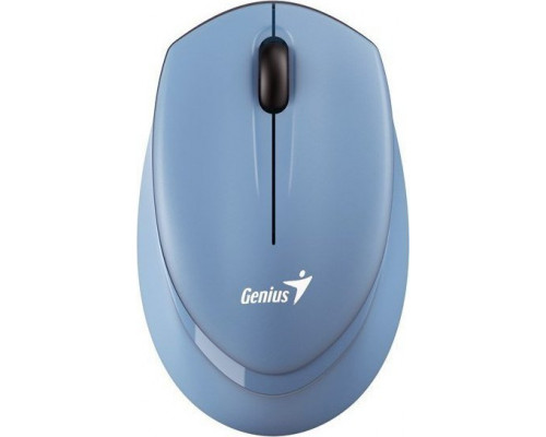 Genius Genius NX-7009, 1200DPI, 2.4 [GHz], optyczna, 3kl., bezprzewodowa, niebieska, 1 szt AA, Blue-Eye sensor, symetryczna
