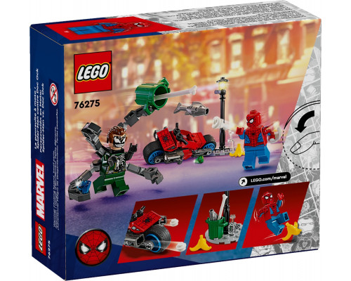 LEGO MERVEL Pościg na motocyklu: Spider-Man vs. Doc Ock (76275)