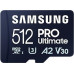 SD  Samsung Pro Ultimate MicroSDXC 512 GB Class 10 UHS-I/U3 A2 V30 (MB-MY512SB/WW)