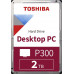 Dysk Toshiba 2TB Toshiba P300 7200RPM 256MB