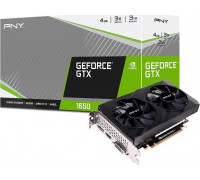 PNY GeForce GTX 1650 Verto Dual Fan 4GB GDDR6 (VCG16514D6DFXPB1)