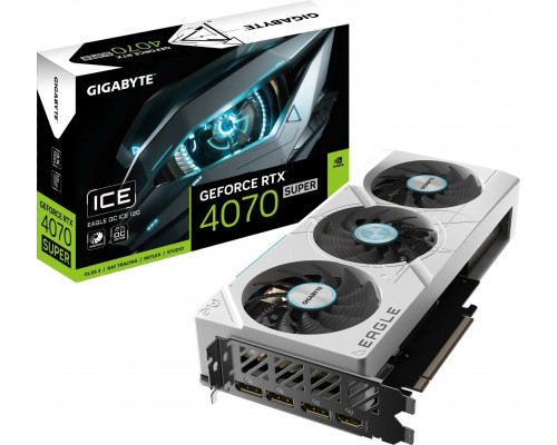 *RTX4070Super Gigabyte GeForce RTX 4070 SUPER Eagle OC Ice 12GB GDDR6X (GV-N407SEAGLEOC ICE-12GD)