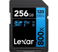 SD  Lexar 800X Pro SDXC 256 GB Class 10 UHS-I/U3 V30 (LSD0800P256G-BNNNG)
