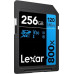 SD  Lexar 800X Pro SDXC 256 GB Class 10 UHS-I/U3 V30 (LSD0800P256G-BNNNG)