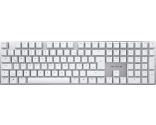 Cherry CHERRY Keyboard KC 200 MX MX2A SILENT RED [DE] white/silver MX2A SILENT RED Switch