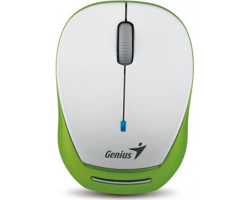 Genius GENIUS myš MicroTraveler 9000R V3/ 1200 dpi/ bezdrátová/ dobíjecí/ bílozelená
