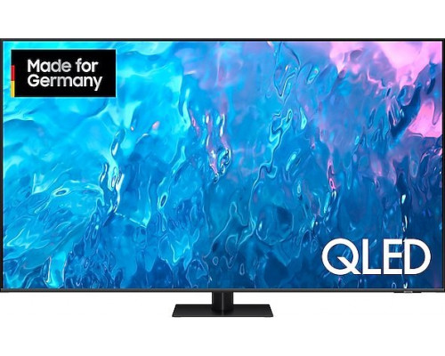 Samsung SAMSUNG GQ-85Q70C, QLED television (214 cm (85 inches), titanium, UltraHD/4K, HDMI 2.1, twin tuner, 100Hz panel)